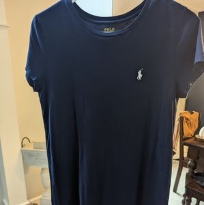 POLO Ralph Lauren Women's t-shirt dress, navy, size medium